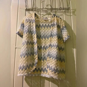 Alfred dinner short sleeve cardigan-medium like new